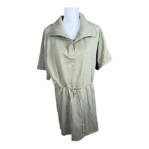 NWT Very J‎ Olive Green Drawstring Dress